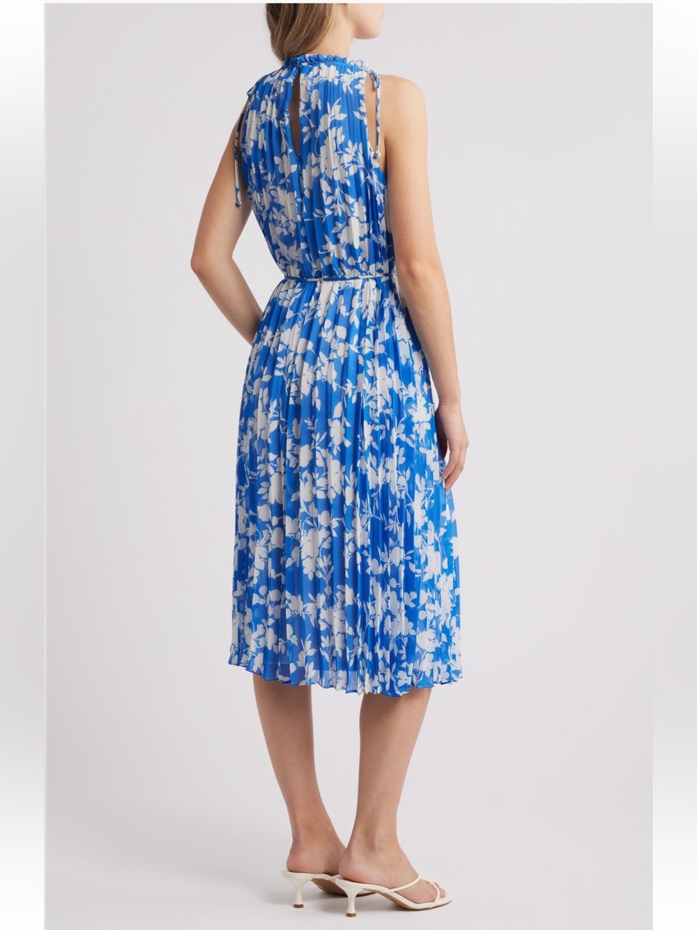 Julia Jordan Floral Pleated Midi Dress NWT - Picture 3 of 6